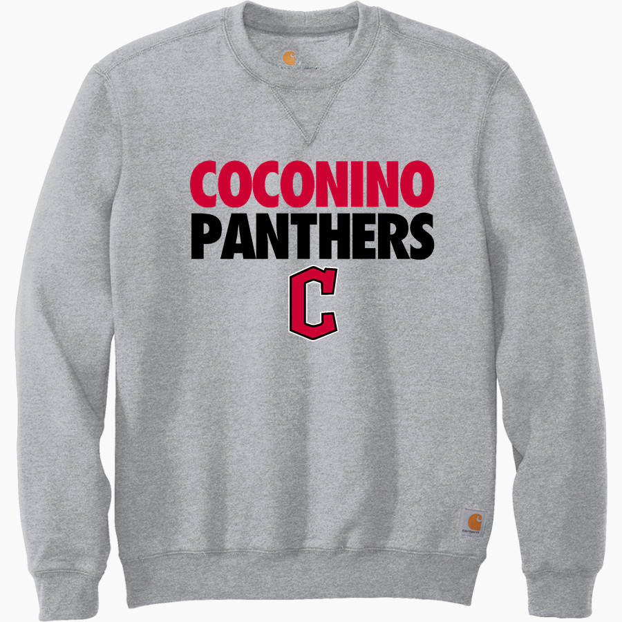 COCONINO HIGH SCHOOL PANTHERS Carhartt Men's Midweight Crewneck Sweatshirt