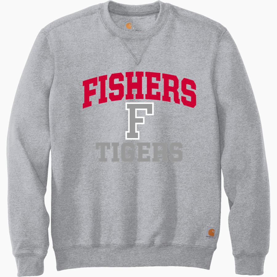 FISHERS HIGH SCHOOL TIGERS <span class="pdp-name-mascot">FISHERS TIGERS</span> Carhartt Men's Midweight Crewneck Sweatshirt