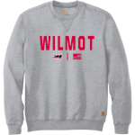 WILMOT UNION HIGH SCHOOL PANTHERS <span class="pdp-name-mascot">WILMOT PANTHERS</span> Carhartt Men's Midweight Crewneck Sweatshirt Front Thumbnail