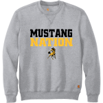 LYNCHBURG-CLAY HIGH SCHOOL MUSTANGS <span class="pdp-name-mascot">LYNCHBURG - CLAY MUSTANGS</span> Carhartt Men's Midweight Crewneck Sweatshirt Front Thumbnail