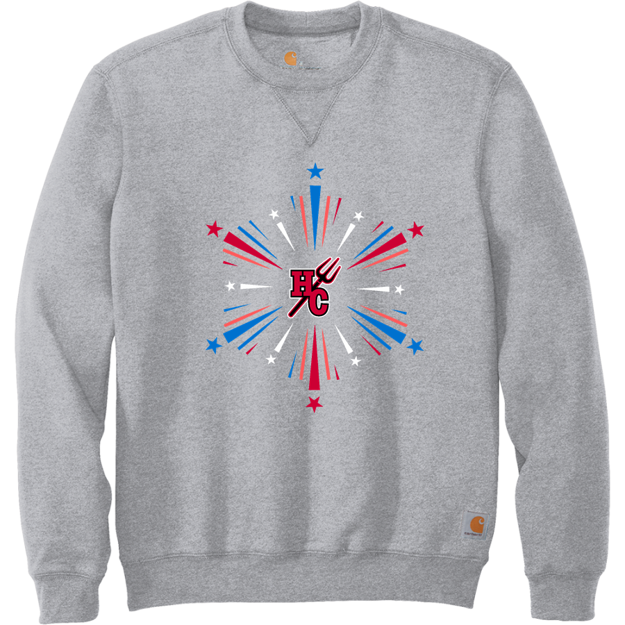 HINSDALE CENTRAL HIGH SCHOOL RED DEVILS <span class="pdp-name-mascot">HINSDALE CENTRAL RED DEVILS</span> Carhartt Men's Midweight Crewneck Sweatshirt