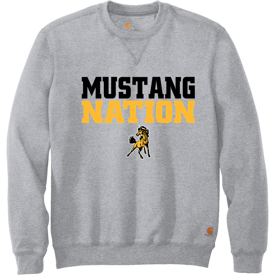 LYNCHBURG-CLAY HIGH SCHOOL MUSTANGS <span class="pdp-name-mascot">LYNCHBURG - CLAY MUSTANGS</span> Carhartt Men's Midweight Crewneck Sweatshirt