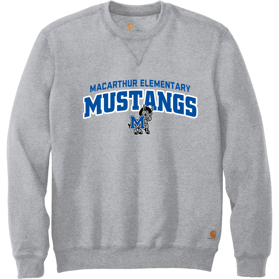 MacArthur Elementary Mustangs <span class="pdp-name-mascot">McArthur Elementary</span> Carhartt Men's Midweight Crewneck Sweatshirt