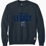 Legacy Eagles <span class="pdp-name-mascot">Legacy Charter Eagles</span> Carhartt Men's Midweight Crewneck Sweatshirt Front Thumbnail