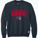SPARTANBURG CHRISTIAN ACADEMY WARRIORS <span class="pdp-name-mascot">SPARTANBURG WARRIORS</span> Carhartt Men's Midweight Crewneck Sweatshirt Front Thumbnail