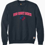 The Don Carey REECH Foundation Carhartt Men's Midweight Crewneck Sweatshirt Front Thumbnail