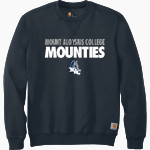 Mount Aloysius College Mounties Carhartt Men's Midweight Crewneck Sweatshirt Front Thumbnail