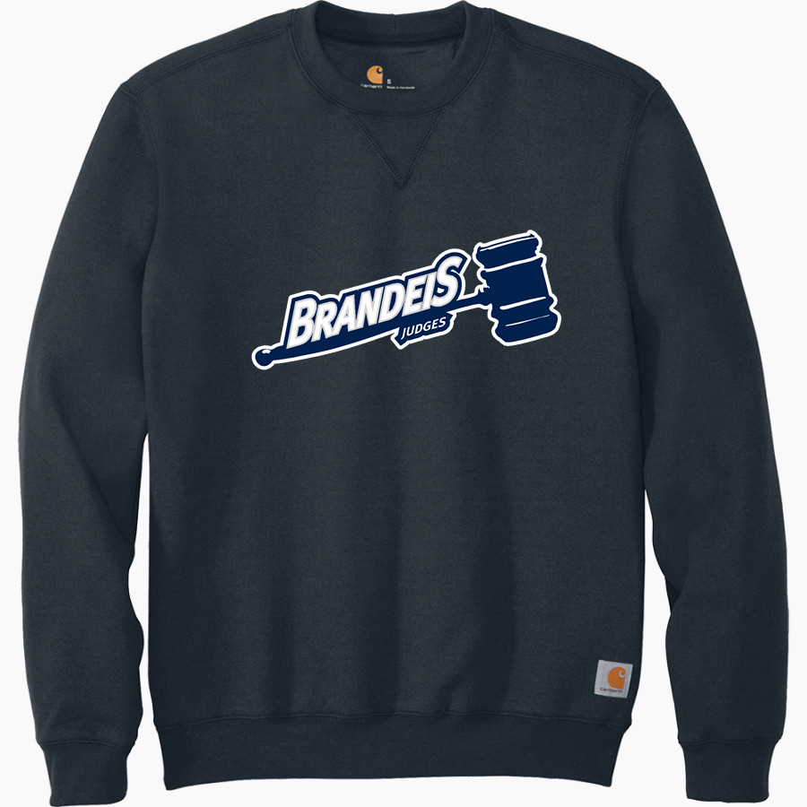 Brandeis Judges Online Store <span class="pdp-name-mascot">Brandeis Judges</span> Carhartt Men's Midweight Crewneck Sweatshirt