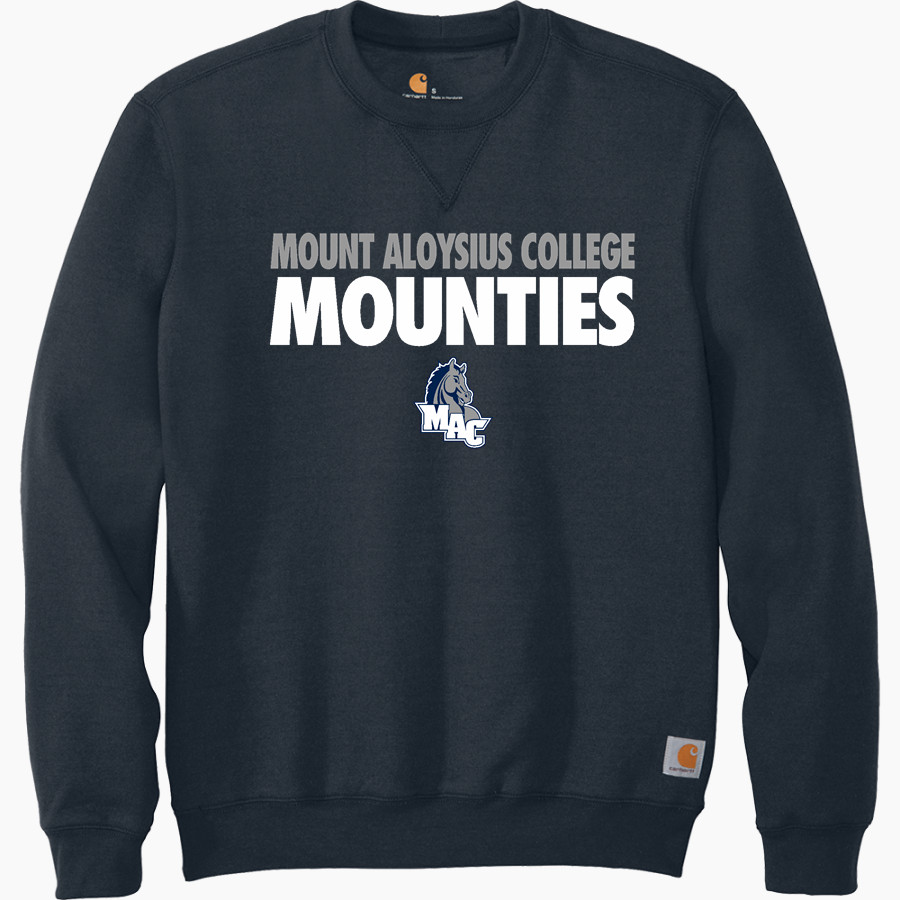 Mount Aloysius College Mounties Carhartt Men's Midweight Crewneck Sweatshirt