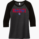 Mesquite Desert Dogs District Women's Perfect Tri 3/4-Sleeve Raglan Front Thumbnail