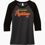 BETA ACADEMY Fighters District Women's Perfect Tri 3/4-Sleeve Raglan Front Thumbnail
