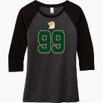 Immaculata La Salle Royal Lions <span class="pdp-name-mascot">Immaculata La Salle Royal Lions</span> District Women's Perfect Tri 3/4-Sleeve Raglan Front Thumbnail