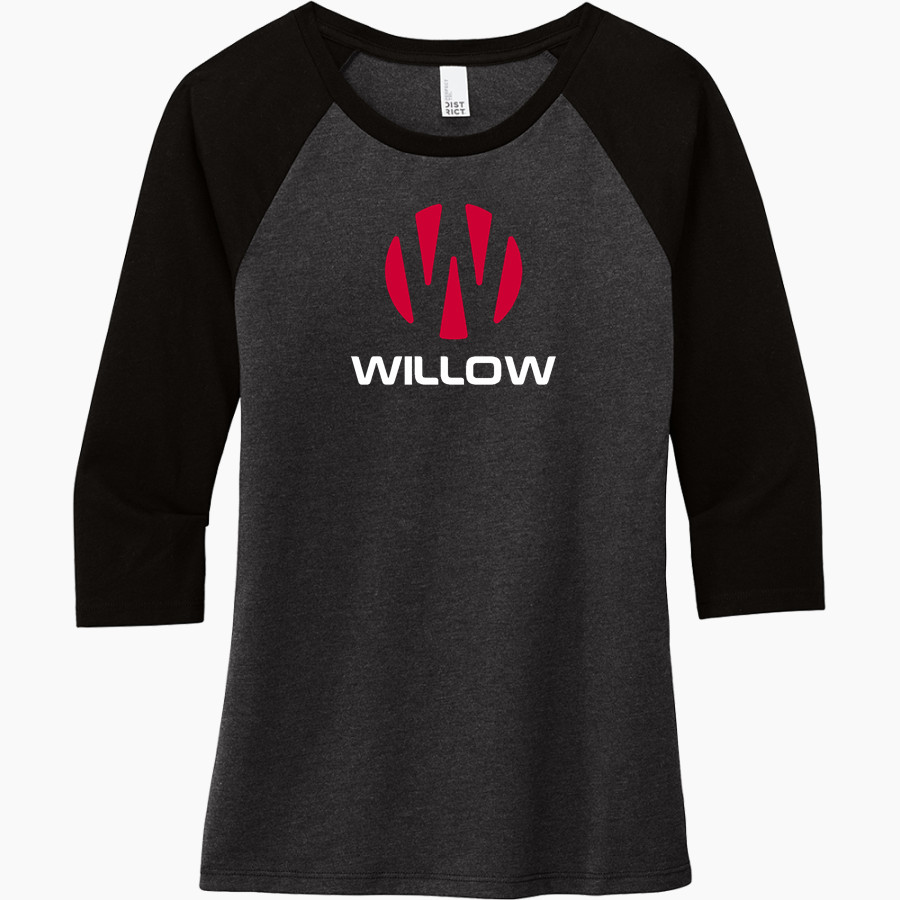 Willow TV Willow TV District Women's Perfect Tri 3/4-Sleeve Raglan