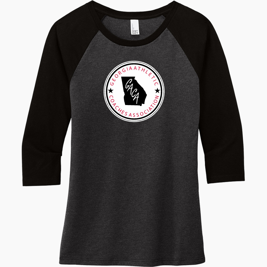 Georgia Athletic Coaches Association <span class="pdp-name-mascot">Georgia Athletic Coaches Association</span> District Women's Perfect Tri 3/4-Sleeve Raglan
