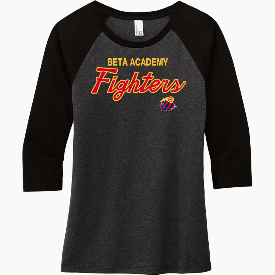 BETA ACADEMY Fighters District Women's Perfect Tri 3/4-Sleeve Raglan