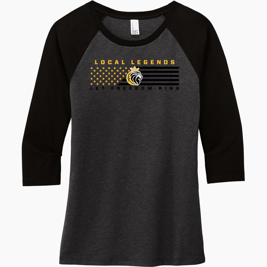 Local Legends Local Legends <span class="pdp-name-mascot">Local Legends</span> District Women's Perfect Tri 3/4-Sleeve Raglan