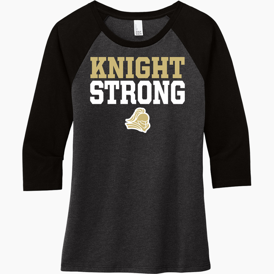 ROYAL HIGH SCHOOL KNIGHTS <span class="pdp-name-mascot">ROYAL KNIGHTS</span> District Women's Perfect Tri 3/4-Sleeve Raglan