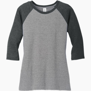 District Women's Perfect Tri 3/4-Sleeve Raglan