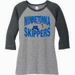 Minnetonka Skippers District Women's Perfect Tri 3/4-Sleeve Raglan Front Thumbnail