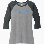 Connecticut College Camels <span class="pdp-name-mascot">Connecticut College Camels</span> District Women's Perfect Tri 3/4-Sleeve Raglan Front Thumbnail