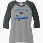 JOHN C KIMBALL HIGH SCHOOL JAGUARS District Women's Perfect Tri 3/4-Sleeve Raglan Front Thumbnail