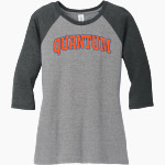 Quantum Jaguars <span class="pdp-name-mascot">Quantum High School Jaguars</span> District Women's Perfect Tri 3/4-Sleeve Raglan Front Thumbnail