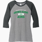ARCHMERE ACADEMY AUKS <span class="pdp-name-mascot">ARCHMERE ACADEMY AUKS</span> District Women's Perfect Tri 3/4-Sleeve Raglan Front Thumbnail