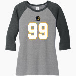 Grant County Braves The Official Online Store <span class="pdp-name-mascot">Grant County Braves</span> District Women's Perfect Tri 3/4-Sleeve Raglan Front Thumbnail