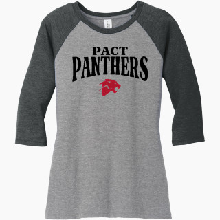 District Women's Perfect Tri 3/4-Sleeve Raglan