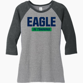 District Women's Perfect Tri 3/4-Sleeve Raglan