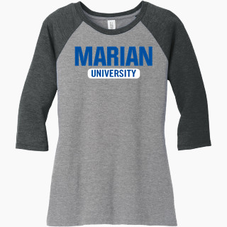 District Women's Perfect Tri 3/4-Sleeve Raglan