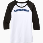 Moravian University Greyhounds <span class="pdp-name-mascot">Moravian University Greyhounds</span> District Women's Perfect Tri 3/4-Sleeve Raglan Front Thumbnail