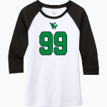 WEEKI WACHEE HIGH SCHOOL HORNETS District Women's Perfect Tri 3/4-Sleeve Raglan Front Thumbnail