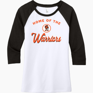District Women's Perfect Tri 3/4-Sleeve Raglan