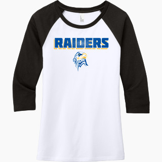 District Women's Perfect Tri 3/4-Sleeve Raglan