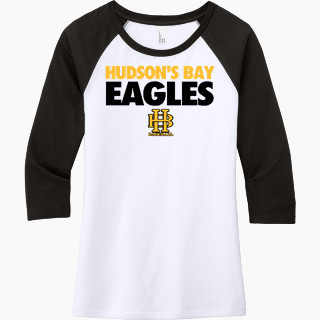 District Women's Perfect Tri 3/4-Sleeve Raglan