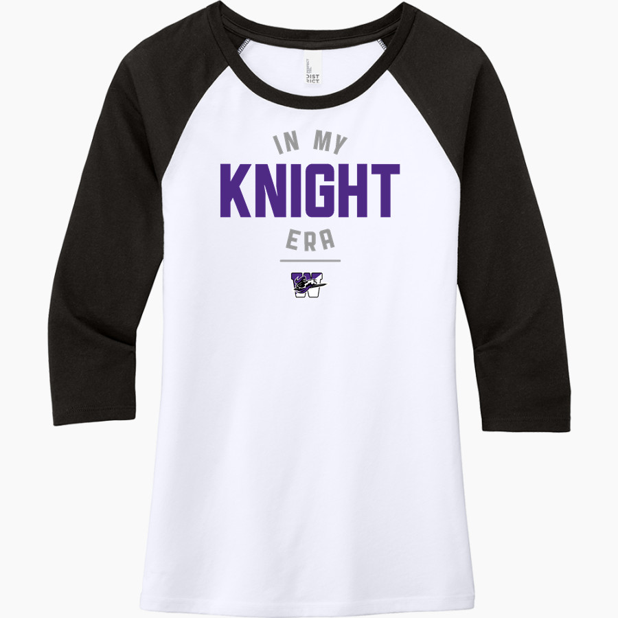WESTBROOK KNIGHTS SPIRIT WEAR <span class="pdp-name-mascot">WESTBROOK KNIGHTS</span> District Women's Perfect Tri 3/4-Sleeve Raglan