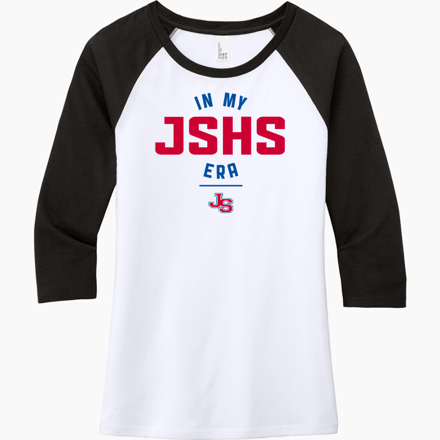 John Swett High School Online Apparel Store District Women's Perfect Tri 3/4-Sleeve Raglan