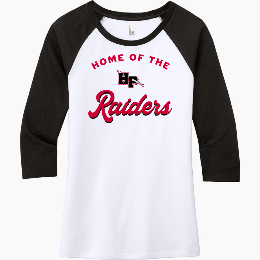 Hannah-Pamplico Raiders Raiders District Women's Perfect Tri 3/4-Sleeve Raglan
