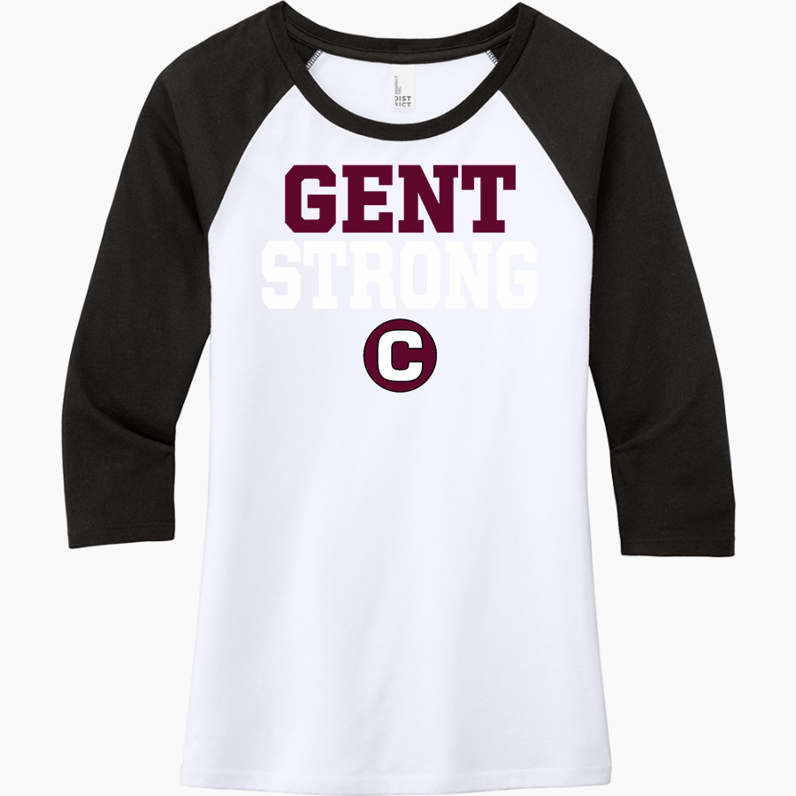 Centenary Gents <span class="pdp-name-mascot">Centenary Gents</span> District Women's Perfect Tri 3/4-Sleeve Raglan