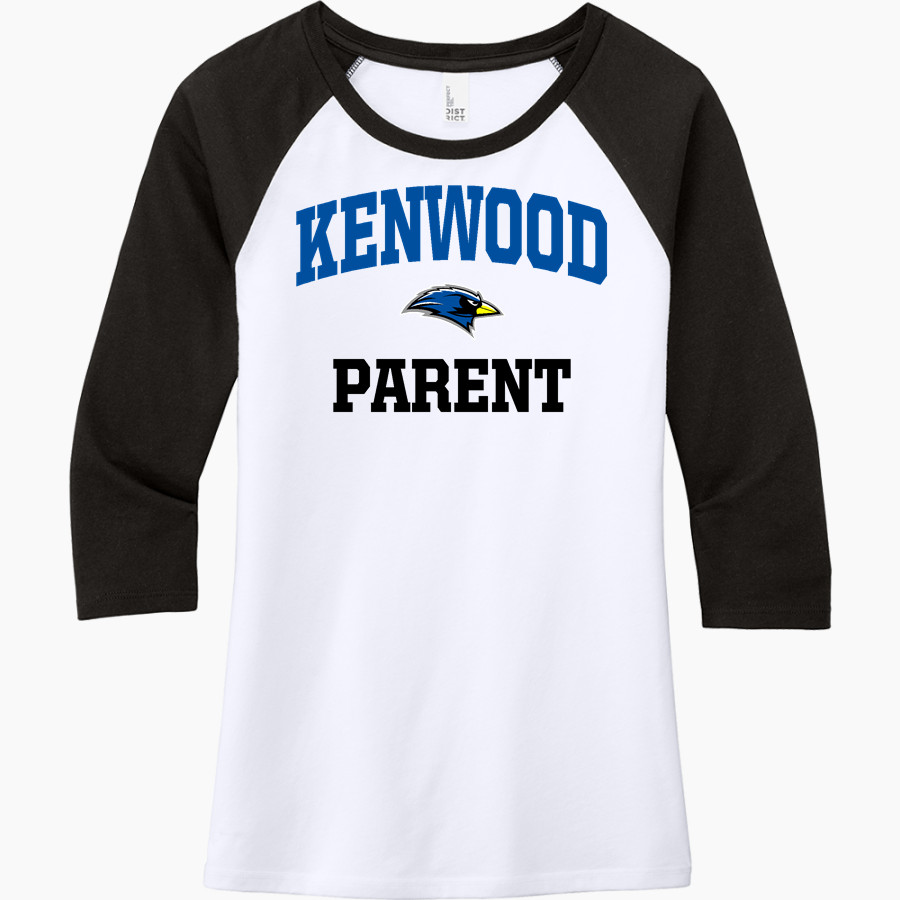 KENWOOD HIGH SCHOOL BLUEBIRDS District Women's Perfect Tri 3/4-Sleeve Raglan