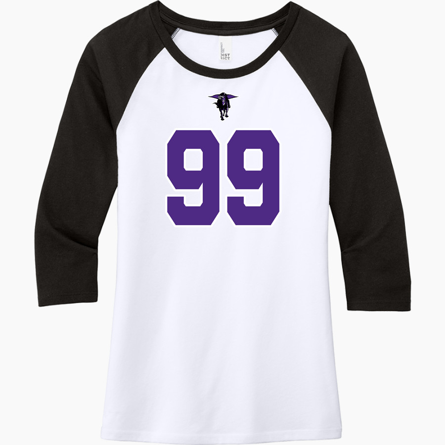 KIEL HIGH SCHOOL RAIDERS <span class="pdp-name-mascot">KIEL RAIDERS</span> District Women's Perfect Tri 3/4-Sleeve Raglan