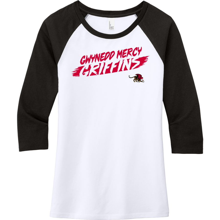 Gwynedd Mercy Griffins <span class="pdp-name-mascot">Gwynedd Mercy Griffins</span> District Women's Perfect Tri 3/4-Sleeve Raglan