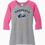 Skyview Hawks <span class="pdp-name-mascot">Skyview Hawks</span> District Women's Perfect Tri 3/4-Sleeve Raglan Front Thumbnail