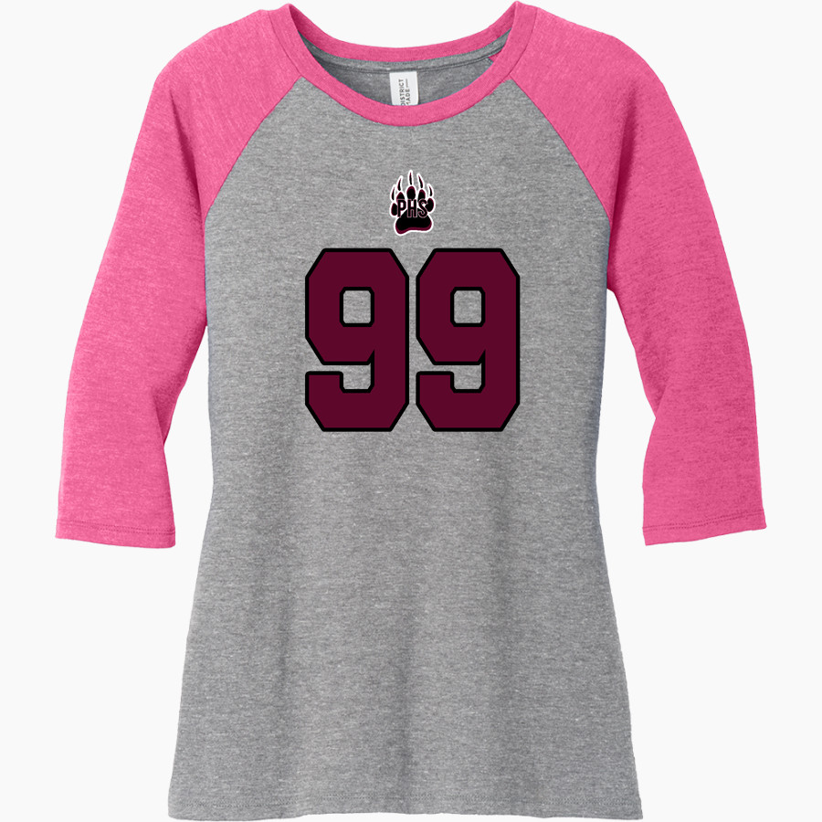 Paideia High Bears <span class="pdp-name-mascot">Paideia High School Bears</span> District Women's Perfect Tri 3/4-Sleeve Raglan
