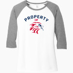 Firebirds Fastpitch The Official Online Store District Women's Perfect Tri 3/4-Sleeve Raglan Front Thumbnail