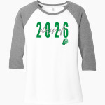 Bremen Athletics Sideline Store <span class="pdp-name-mascot">Bremen Lions</span> District Women's Perfect Tri 3/4-Sleeve Raglan Front Thumbnail