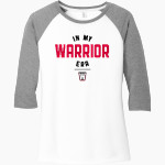 Westbrook Warriors District Women's Perfect Tri 3/4-Sleeve Raglan Front Thumbnail