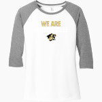 BENTONVILLE HIGH SCHOOL TIGERS <span class="pdp-name-mascot">BENTONVILLE TIGERS</span> District Women's Perfect Tri 3/4-Sleeve Raglan Front Thumbnail