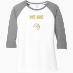 Holy Trinity Hawks <span class="pdp-name-mascot">Holy Trinity Hawks</span> District Women's Perfect Tri 3/4-Sleeve Raglan Front Thumbnail